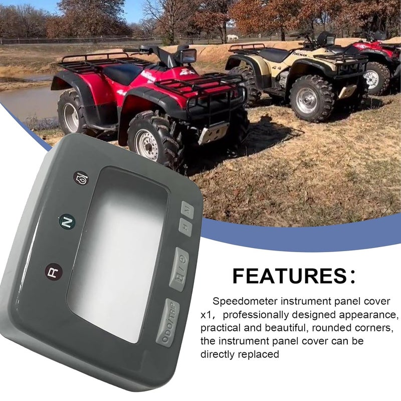 MOVIRUI Speedometer Dash Meter Upper Cover Fit for Honda Rancher 350 TRX350FM TM TE 2000-2006, for Foreman 450 TRX450S 1998-2001, for Foreman Rubicon 500 TRX500FA 2001-2004 Replace #37201-HN0-A01 - Image 5